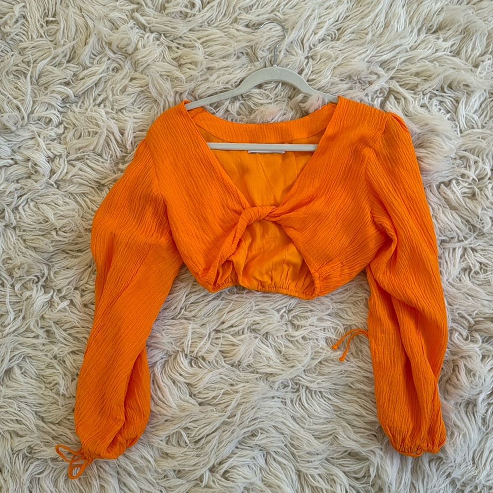 Faithfull the Brand Tennessee Orange crop top